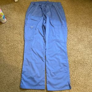 Cherokee scrub pants seal blue size L